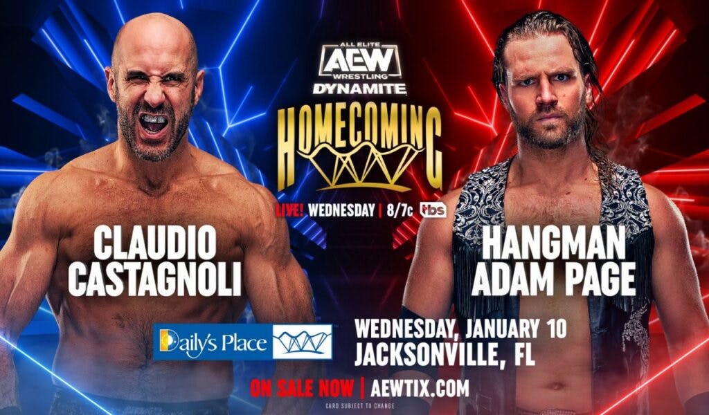 Adam Page vs Claudio Castagnoli - AEW Dynamite: Homecoming