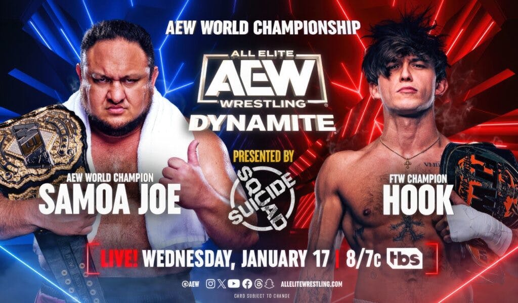 Samoa Joe vs Hook - AEW Dynamite from Jan. 2024