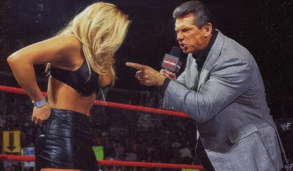 Vince McMahon and Trish Stratus