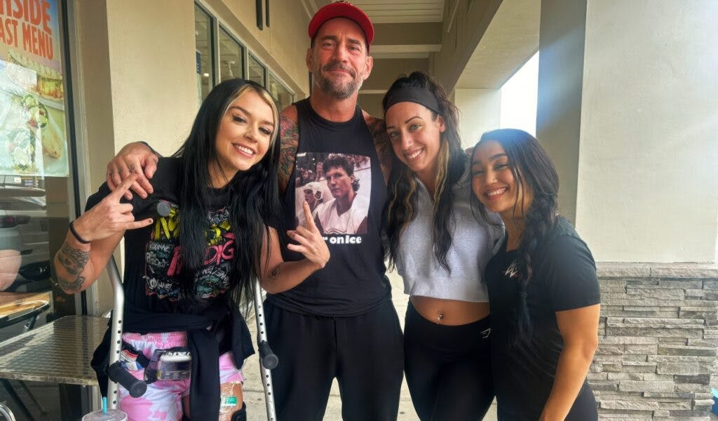 Punk With NXT Wrestlers