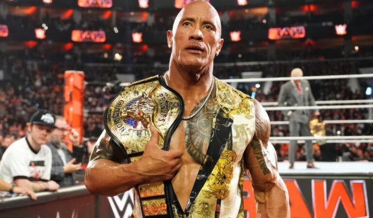 The Rock on April 8, 2024 RAW Episode