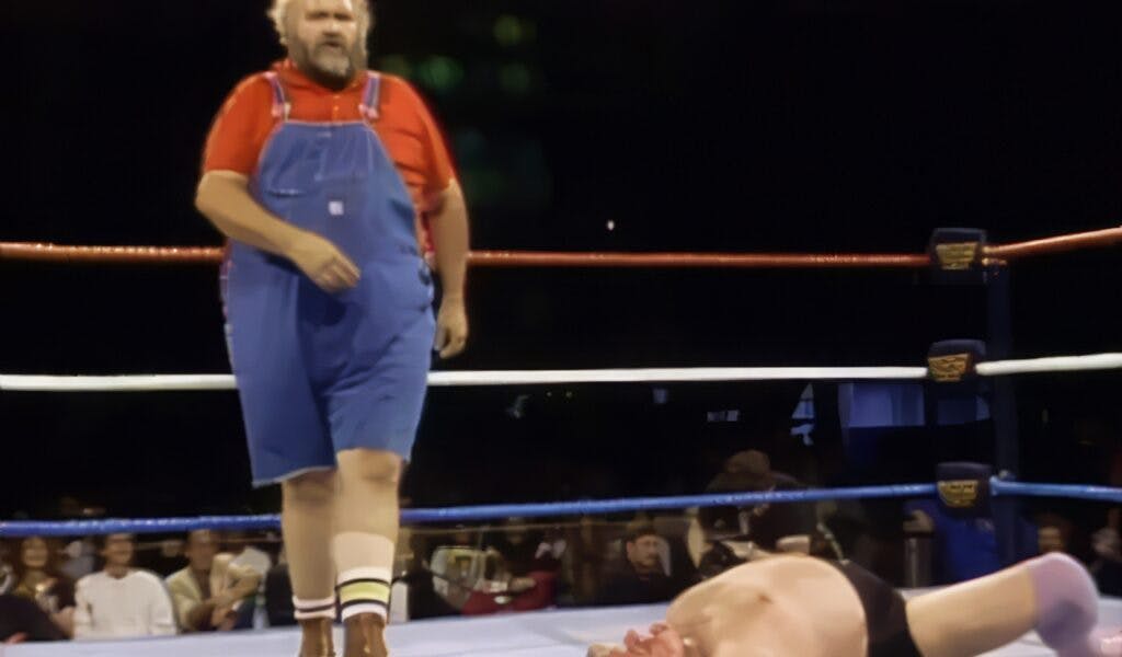 Adrian Adonis vs Uncle Elmer - WrestleMania 2