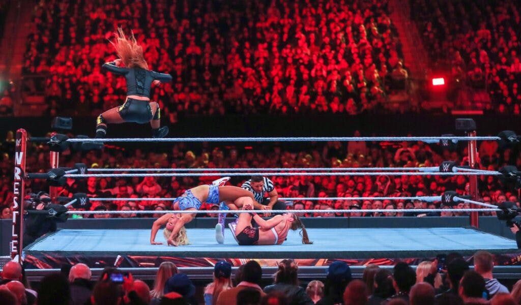 Becky Lynch vs Charlotte Flair vs Ronda Rousey - WrestleMania 35 Match