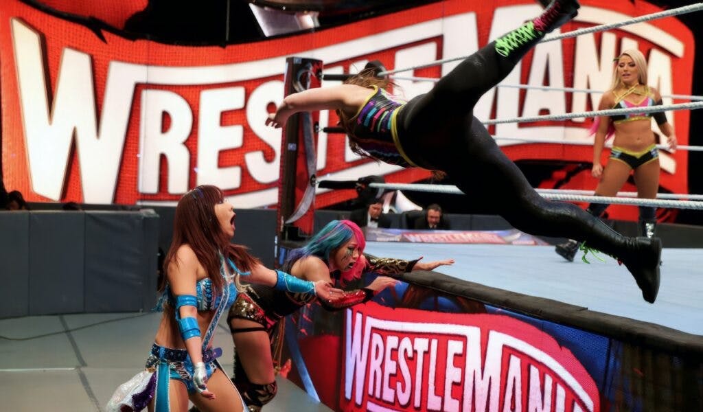 Alexa Bliss & Nikki Cross vs Kabuki Warriors - WrestleMania 36