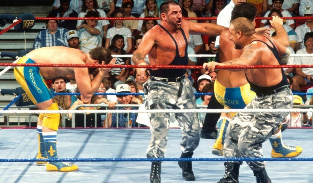 The Bushwackers vs The Fabulous Rougeas - WrestleMania 5