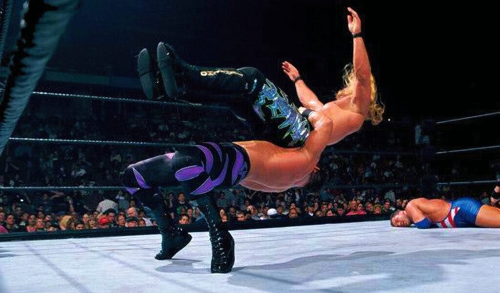 Chris Jericho vs Chris Benoit vs Kurt Angle - WrestleMania 2000