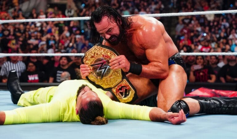 Drew McIntyre Attacks Seth Rollins