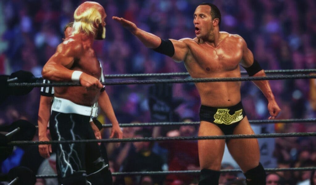 The Rock vs Hulk Hogan - WrestleMania 18