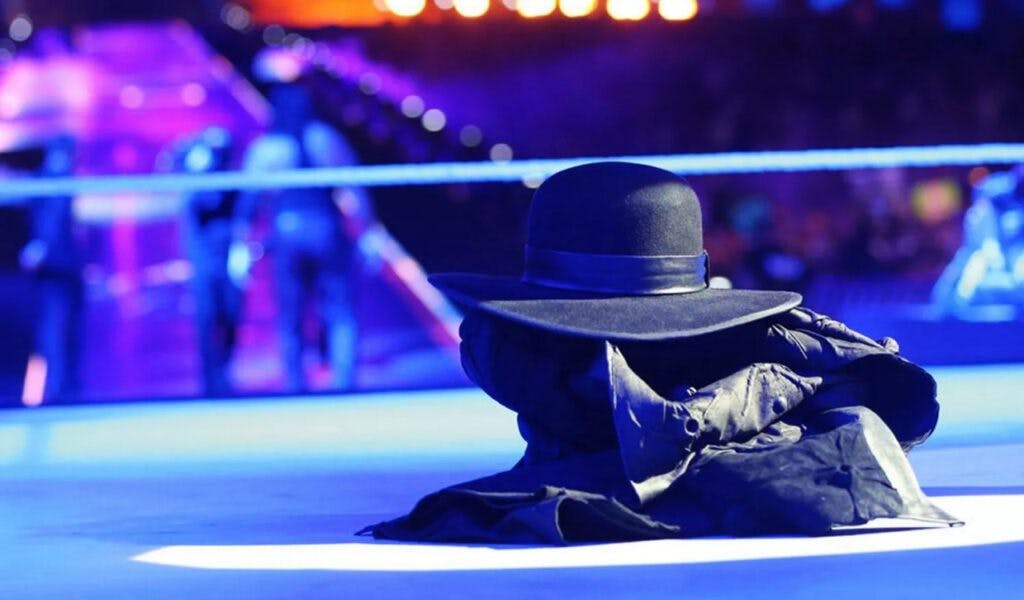 The Undertaker Leaves His Boots In The Ring - WrestleMania 33